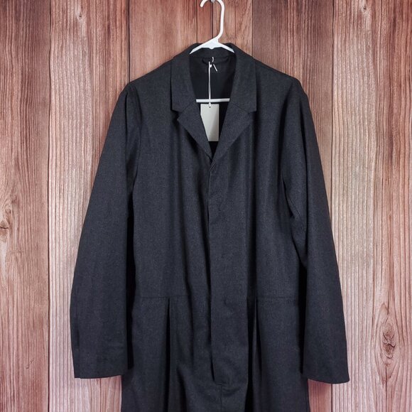 NWT COS Mens Size 34R Wool Mix Felt Boilersuit Jumpsuit Lined Gray Rare $225 - Picture 5 of 16